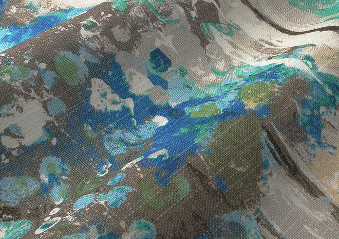 Camden, Blue - Made to Measure Curtains - Image 4